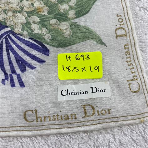 vintage christian dior handkerchief